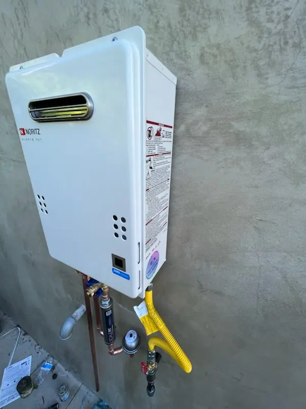 Tankless water heater installation for Long View homes